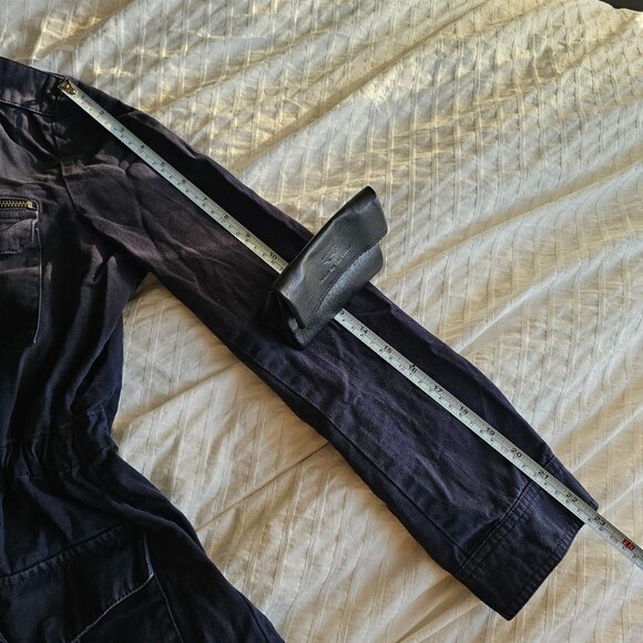 Forever21 "I'm Not Sorry" Utility Jacket - Navy - Sz L - Picture 13 of 13